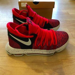 Nike Zoom KD 10 University Red Unisex Kids/Women